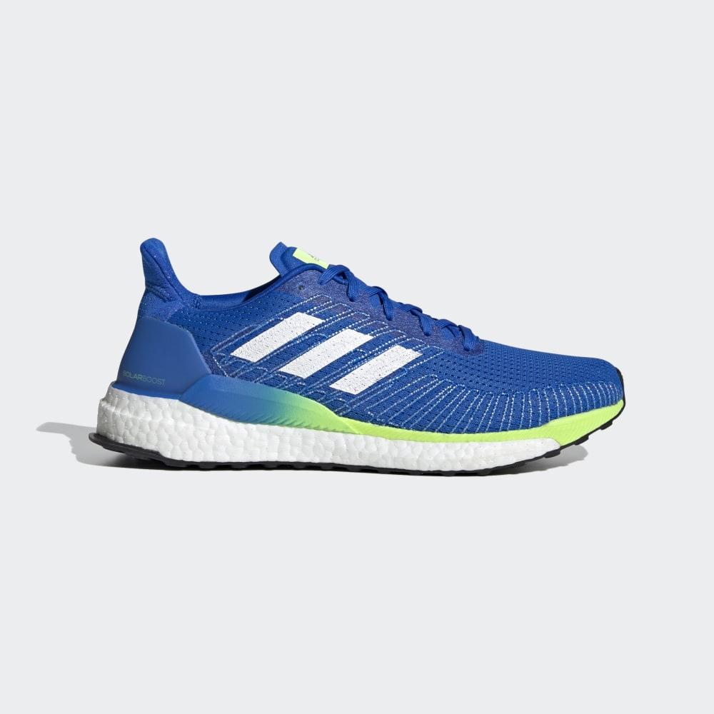 Adidasi Alergare Adidas Solarboost 19 Barbati Romania - Albastri/Albi/Verzi EE4326